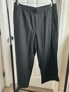 Old Navy Black line blend wide leg pants